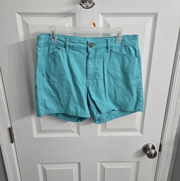 Pants - Stylish Teal Women's Bermuda Shorts